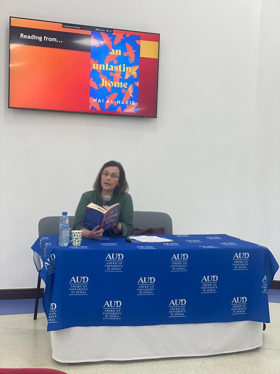  Wings of Words: Mai El Nakib Unveils the Artistic Connection Between Writing and Flight at AUD Library